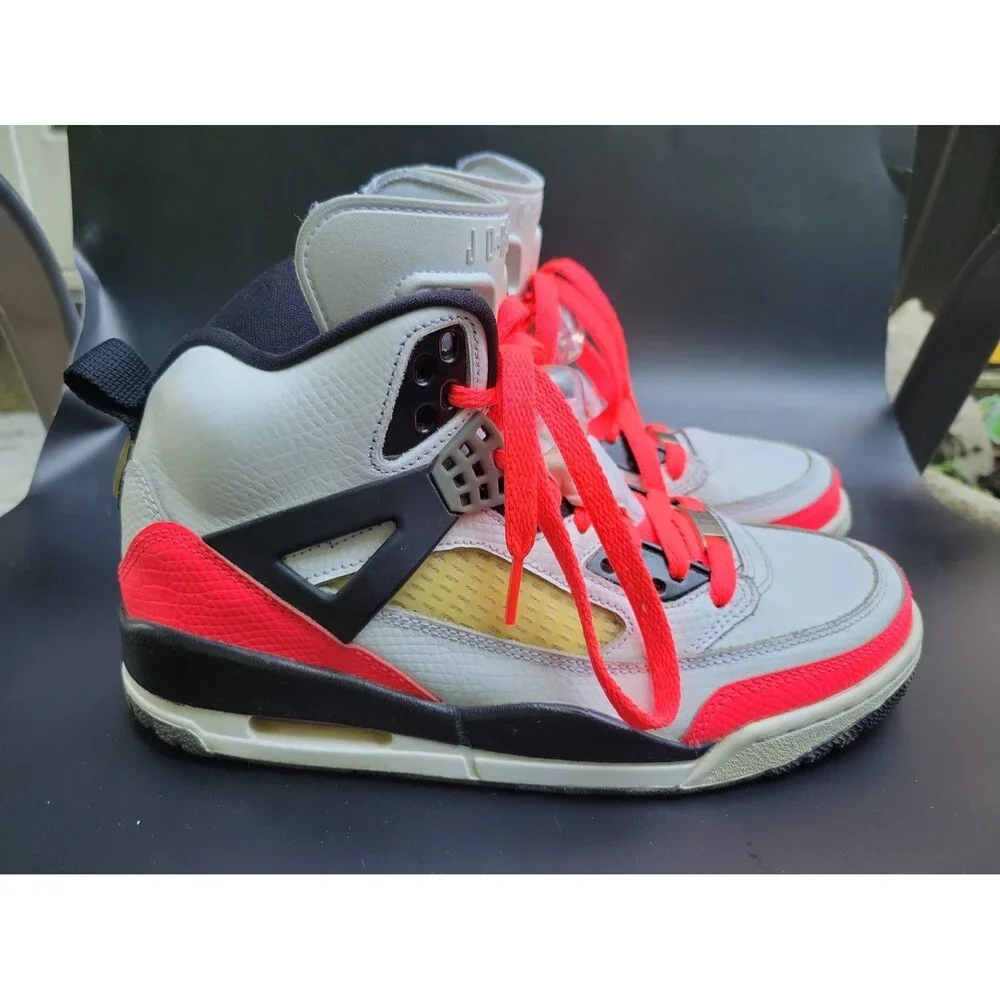 Nike Air Jordan Spizike iD Custom White Red Black 605236-983 Men's Sz 7 2013